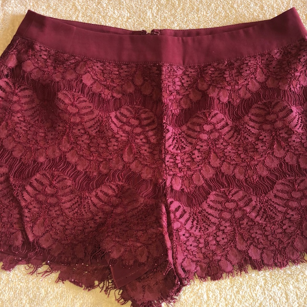 Lace shorts